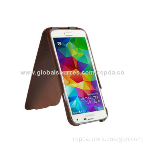 PU Leather Flip Case for Samsung Galaxy S5